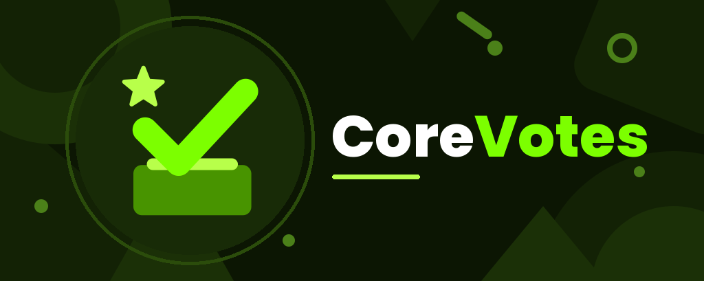 CoreVotes banner
